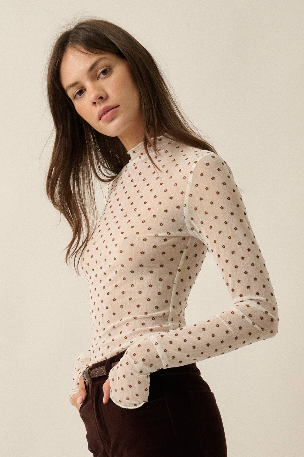 Dainty Sheer Top