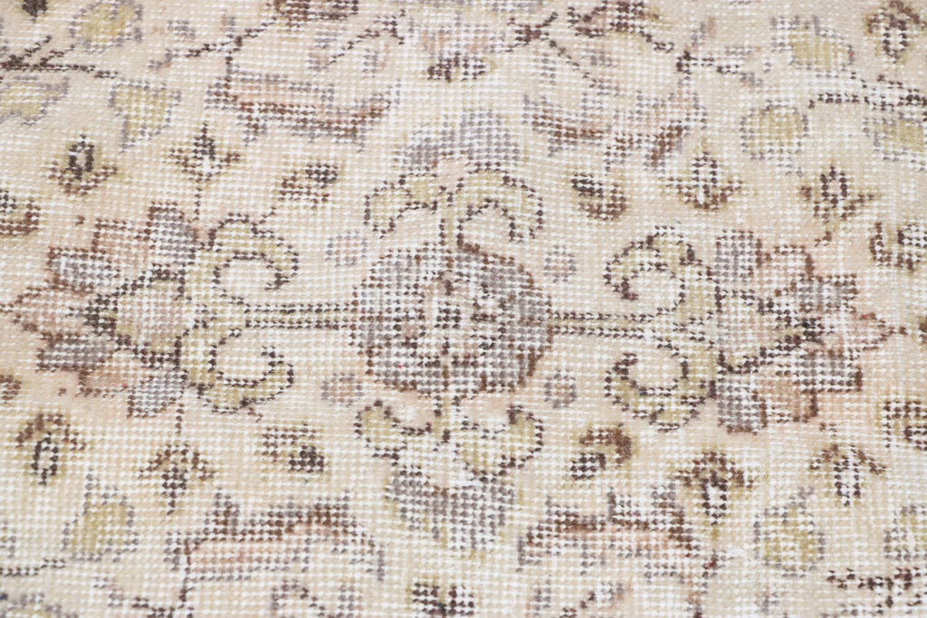 66" x 102" Vintage Turkish Anatolian Oushak Wool Rug