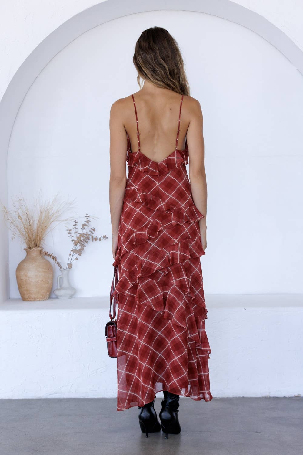 Kim Plaid Maxi