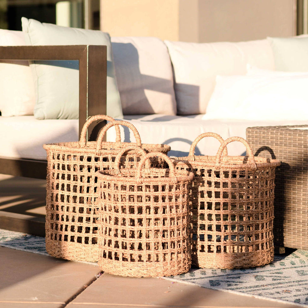 Open Weave Baskets