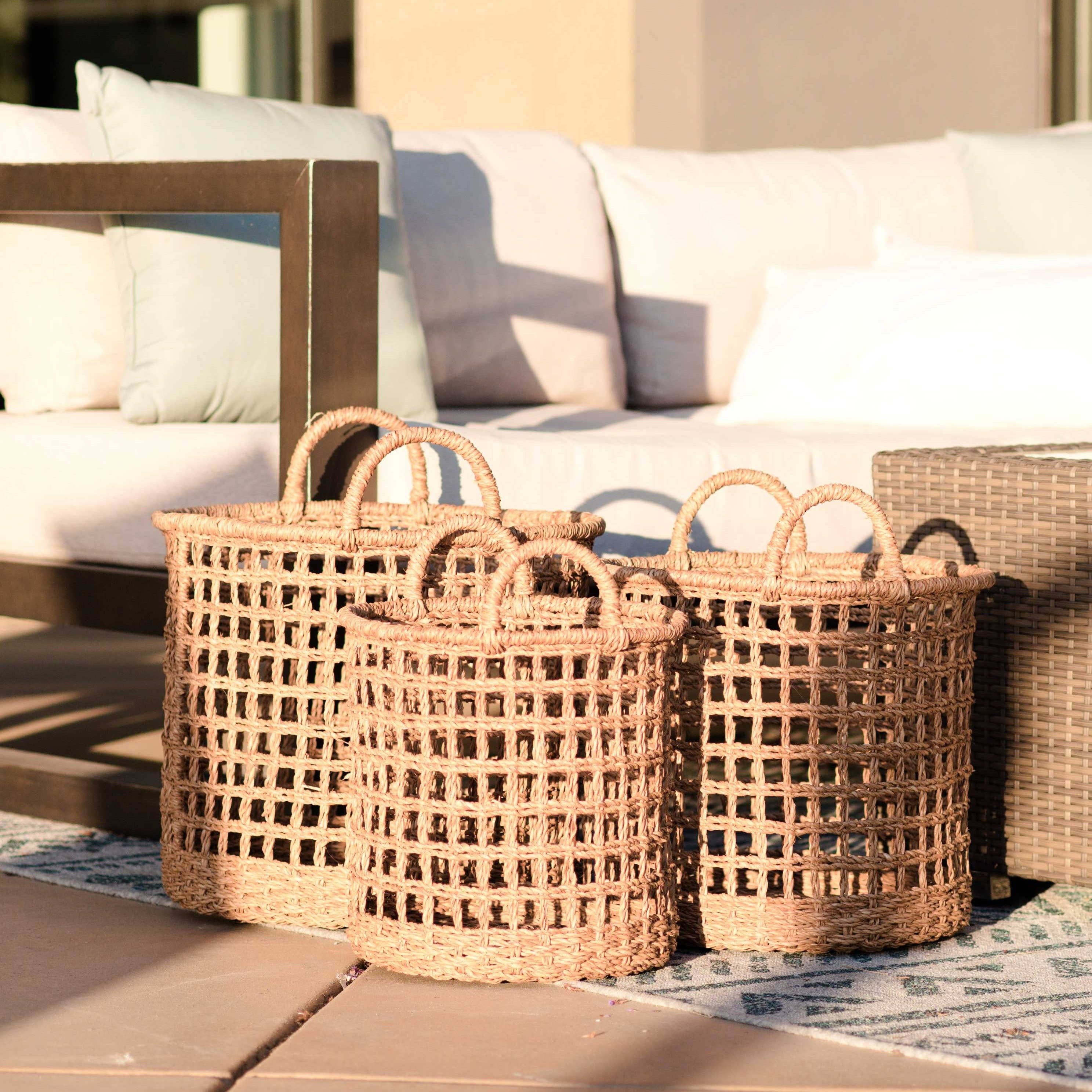 Open Weave Baskets