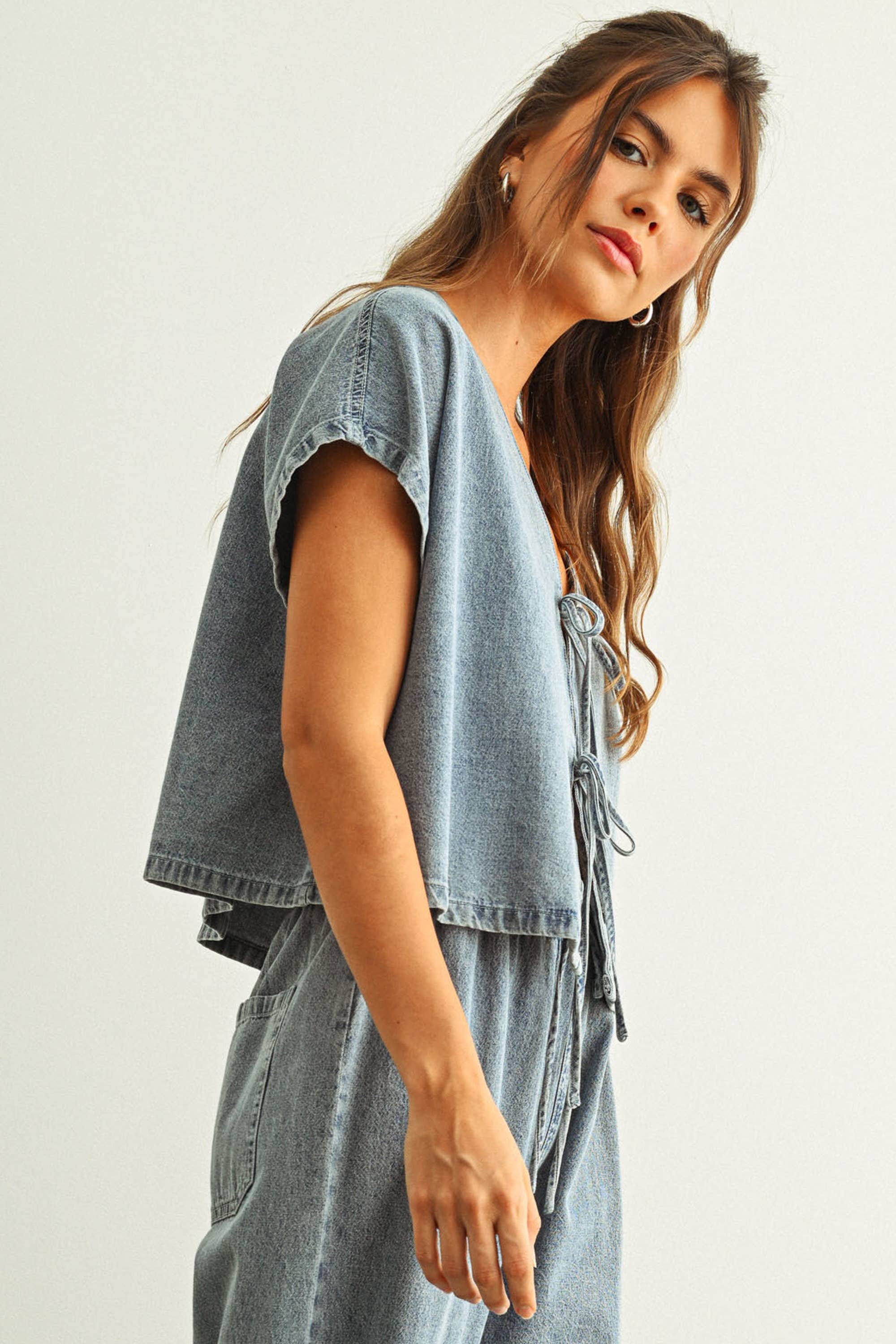 Jessie Denim Blouse