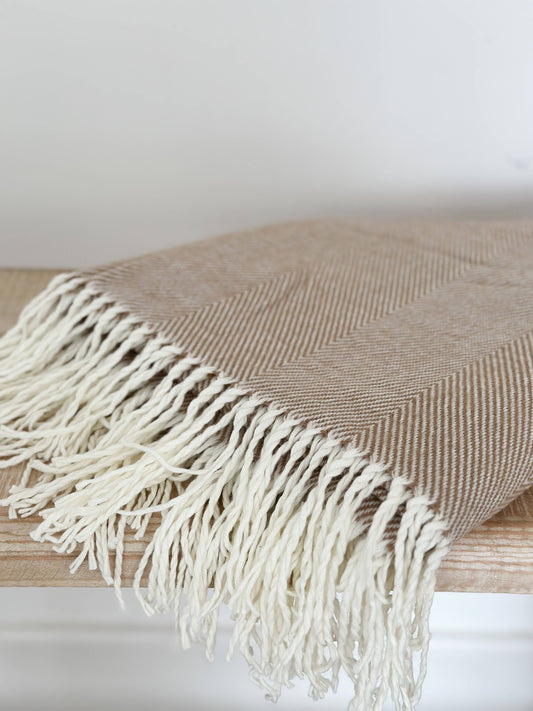 Brown Soft Throw