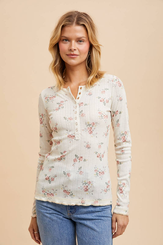 Charlotte Floral Top