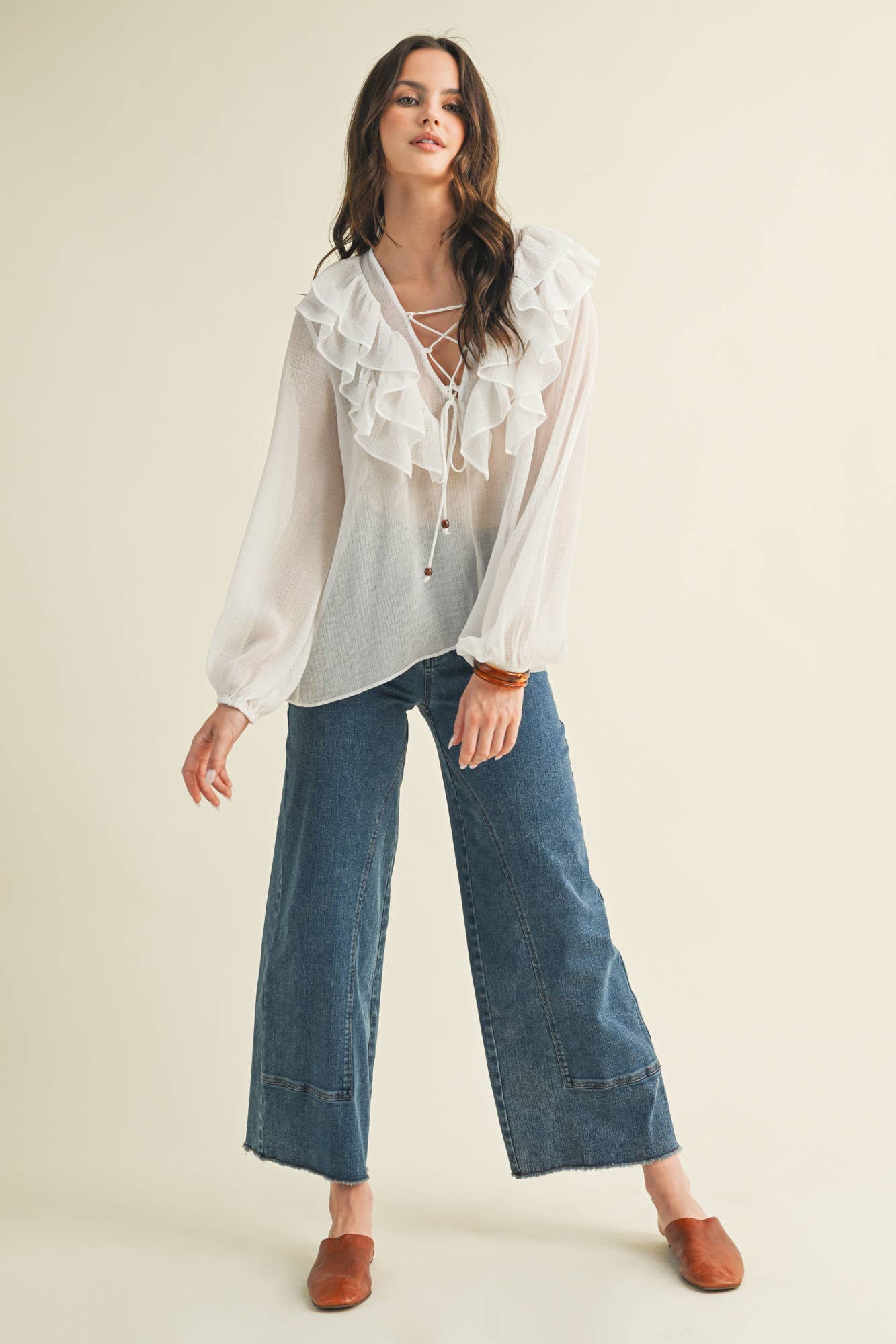 Scarlett Ruffle Top