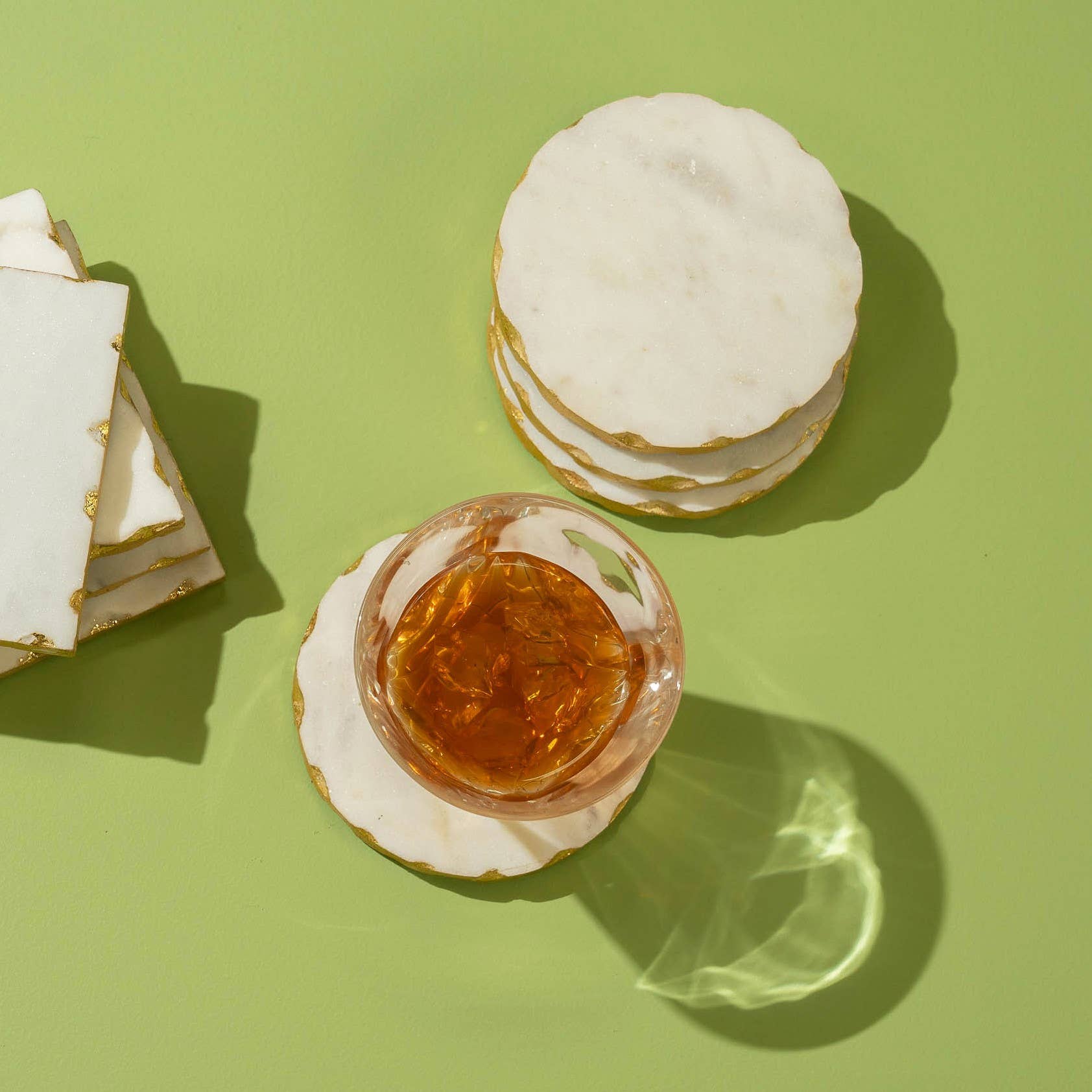 White Marble Coaster