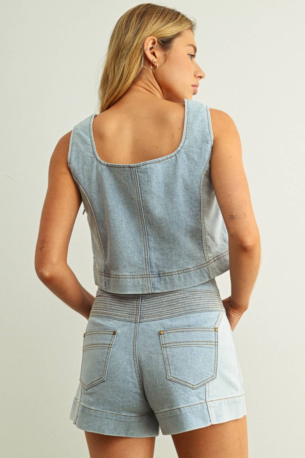 Drew Denim Top