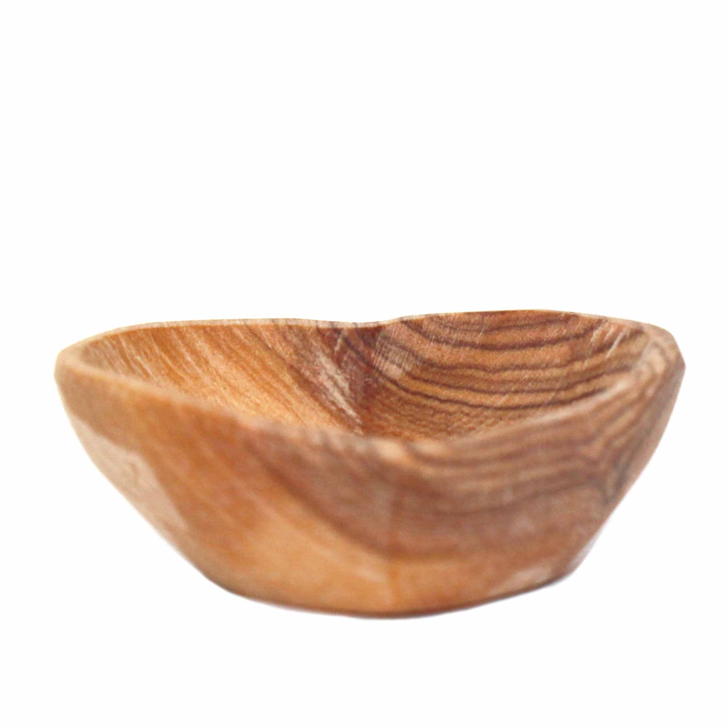 Petite Olive Wood Heart Bowls