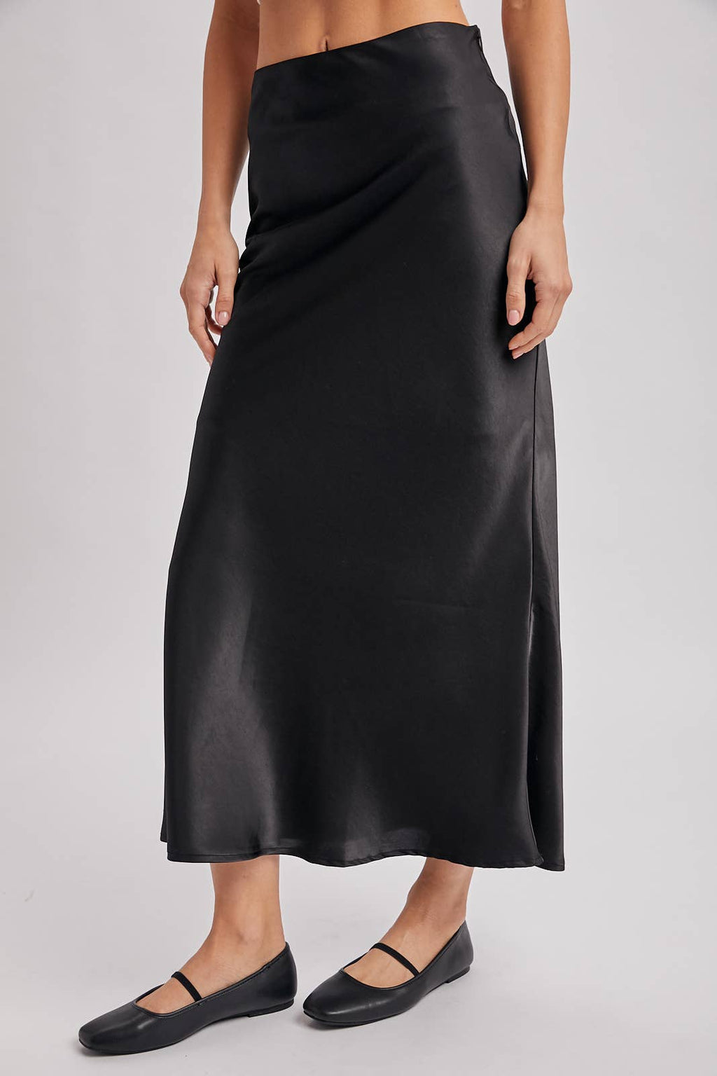 Signature Satin Midi