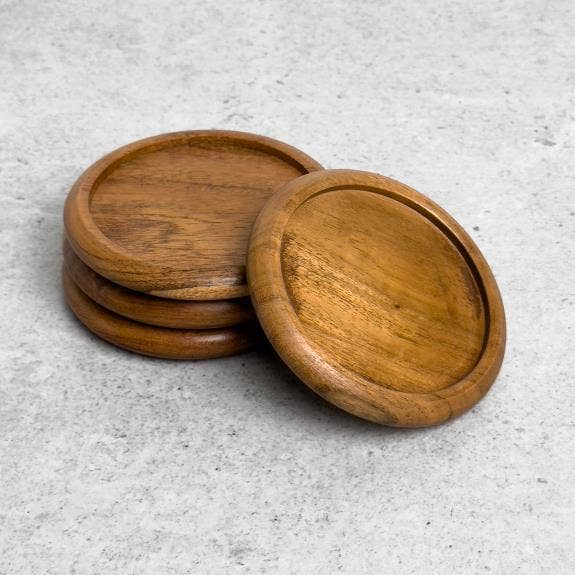 Natural Wood Coasters