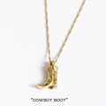 Boot Necklace