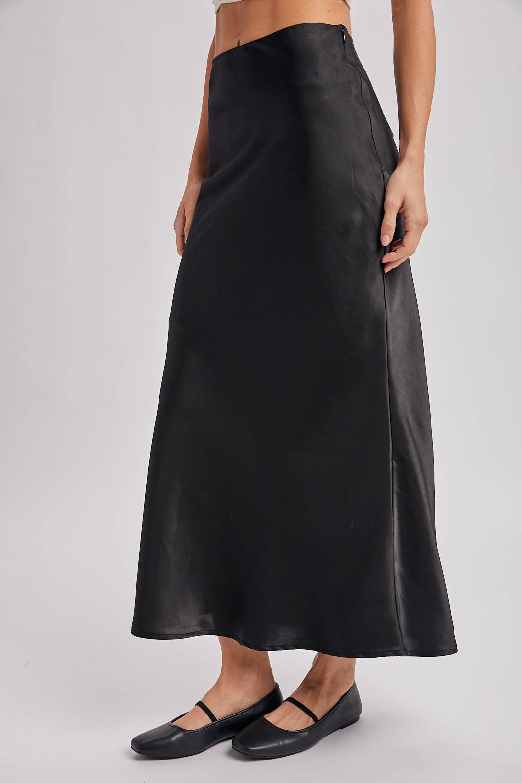 Signature Satin Midi