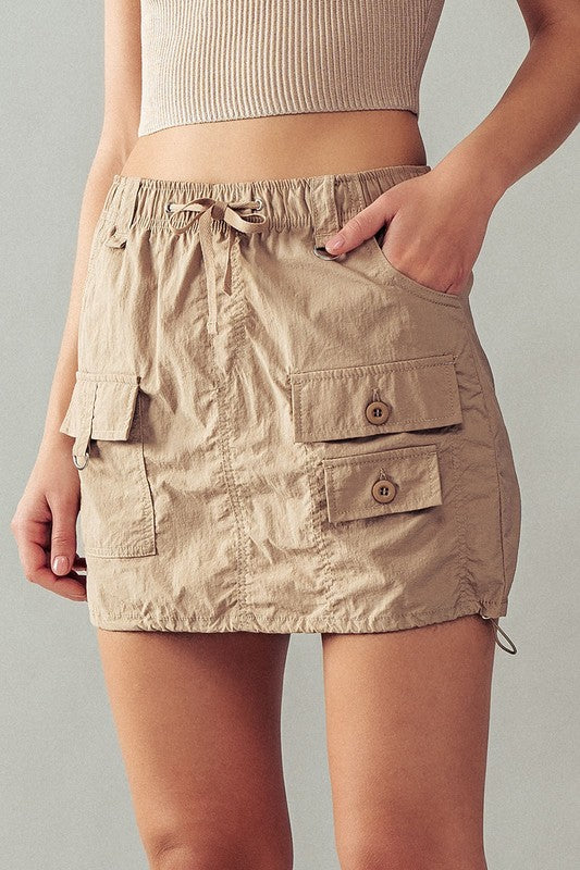 Shyla Cargo Mini Skirt