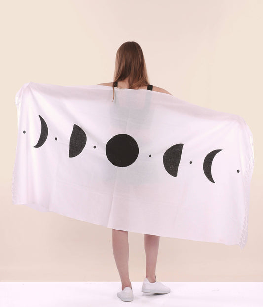Beach Towel - Moon Phases