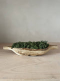 Teak wood bowl