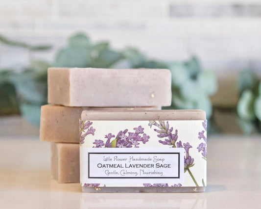 Soap Oatmeal Lavender Sage Handmade