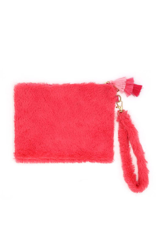 Lilly Wristlet Bag Hot Pink